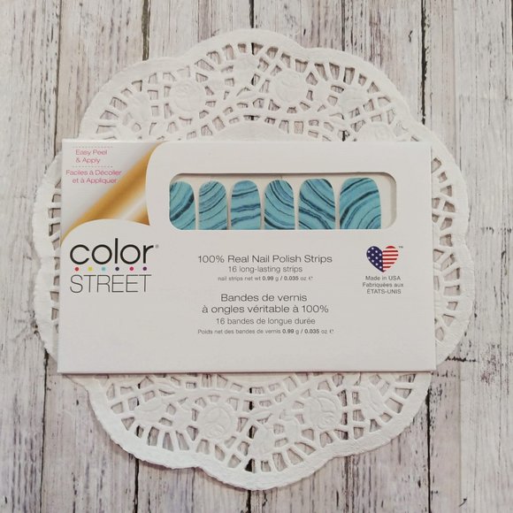 Color Street 100% Nail Polish Strips Game of Stones RARE FIND - Picture 3 of 7